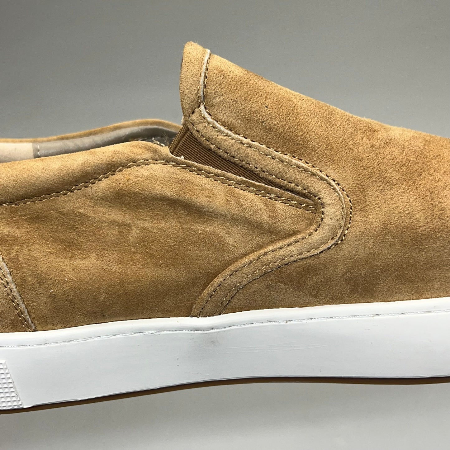 PROPET Kip Suede Slip-On Durocloud Foam Footbed Men's Sz 10 X(3E) Camel MCX074S