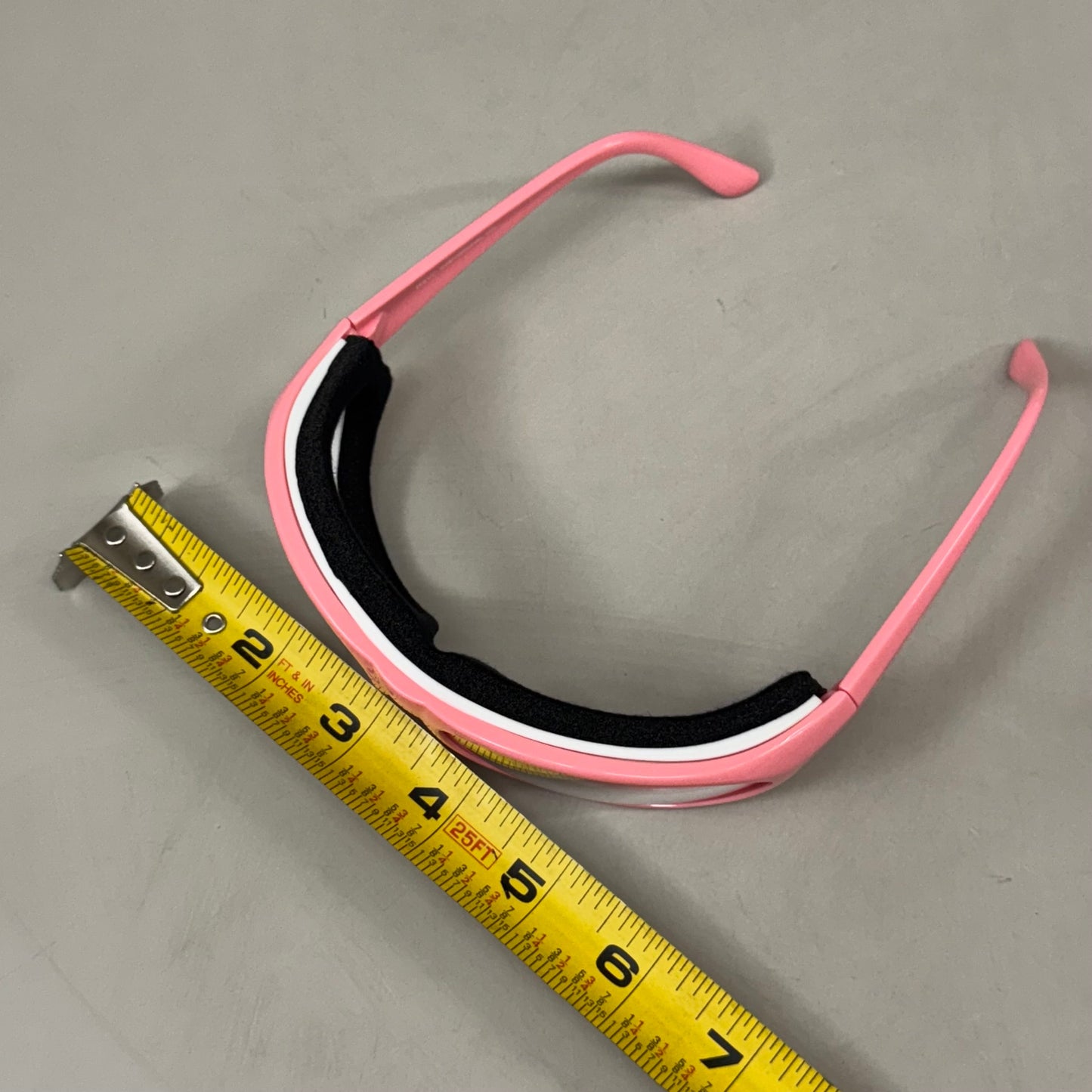 RSVP Tear & Fog Free Foam Seal Onion Goggles Black W/ Pink Frame