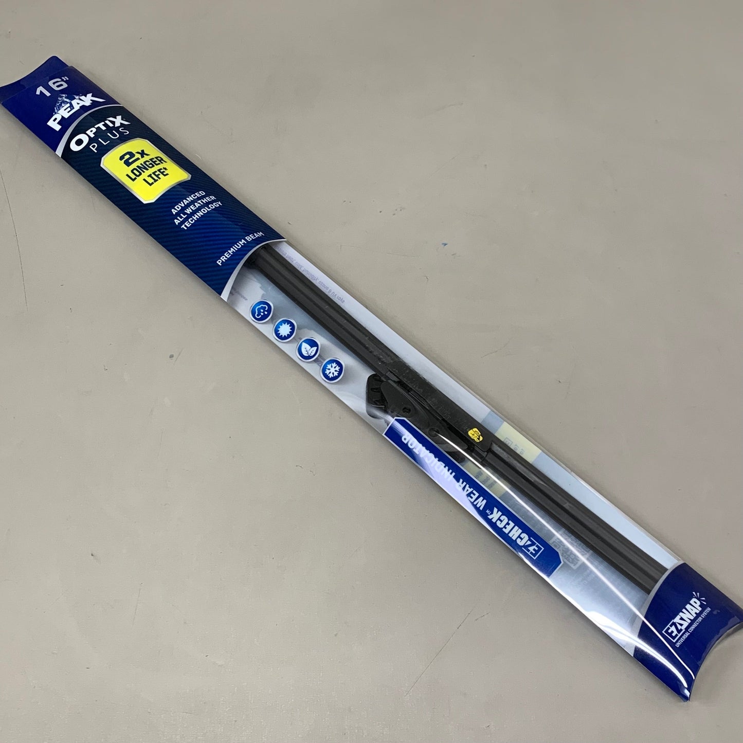 PEAK (2 Pack) Optix Plus Beam Windshield Wiper Blades 16" OTP161