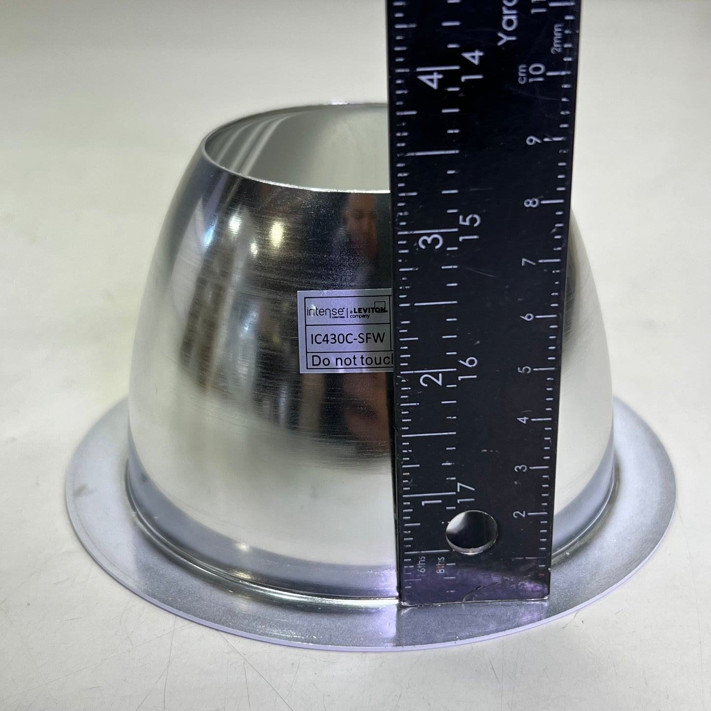 LEVITON (6 PACK) SS LED Downlight Sz 2.7" D x 3.2" H, Chrome IC430C-SFW