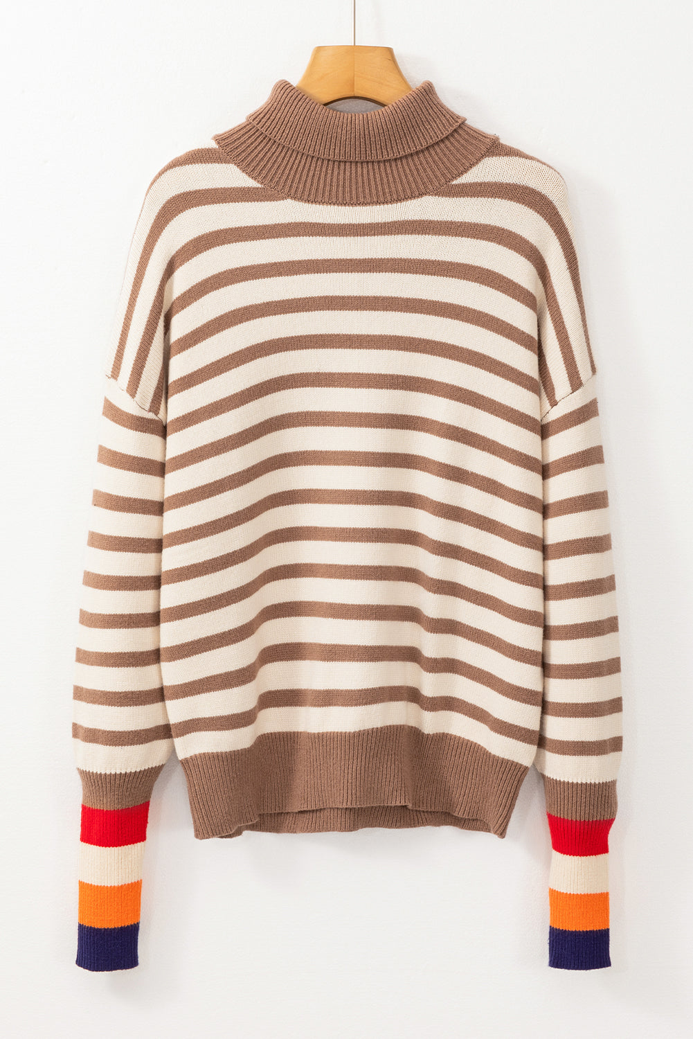 Mia Bishop Sleeve Turtleneck Sweater