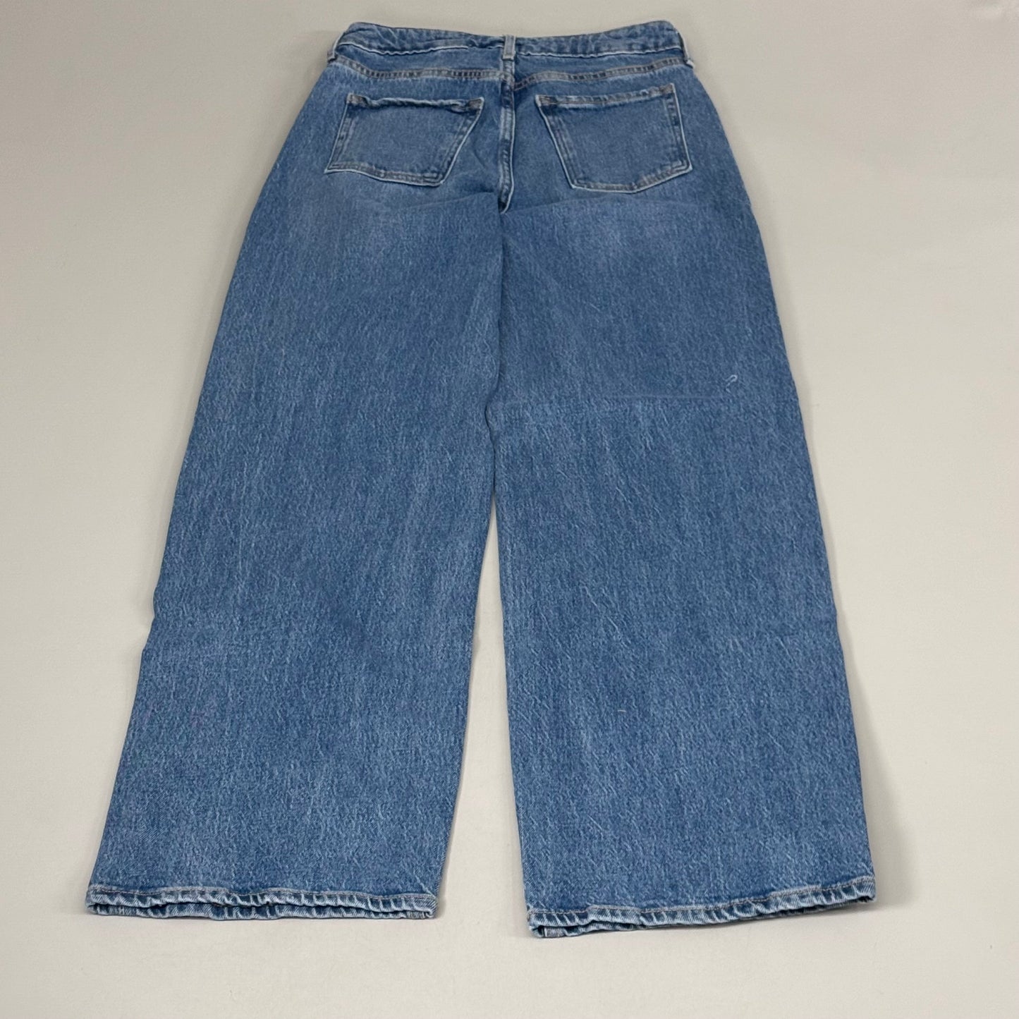 OLD NAVY Extra High-Waisted Sky-Hi Wide-Leg Jeans SZ 0