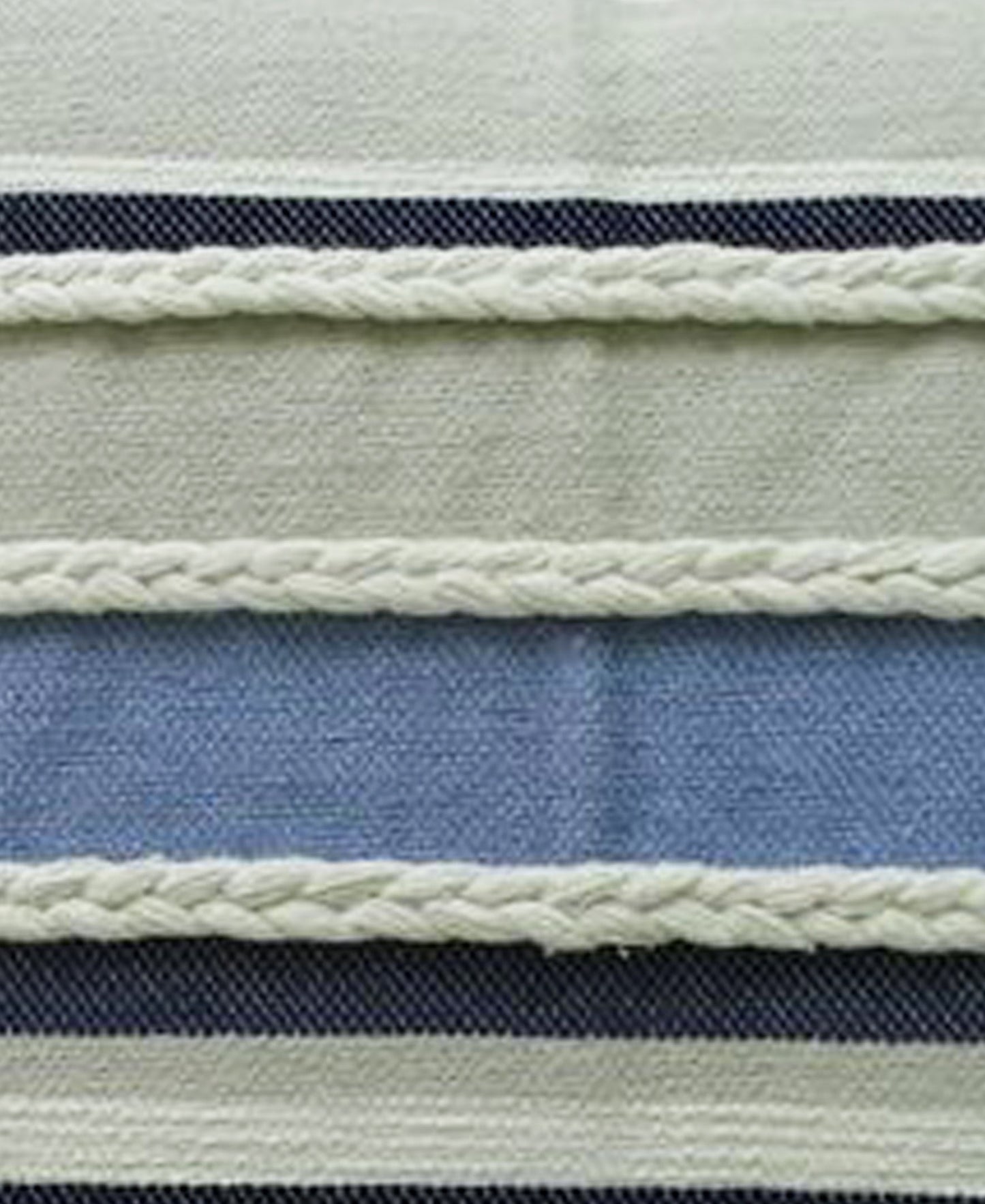 Pillow Handwoven braided Textured Stripe Decor