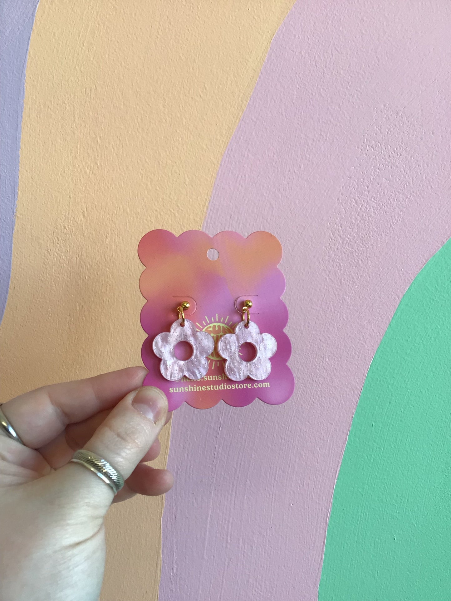 Happy Spring Daisy Earrings