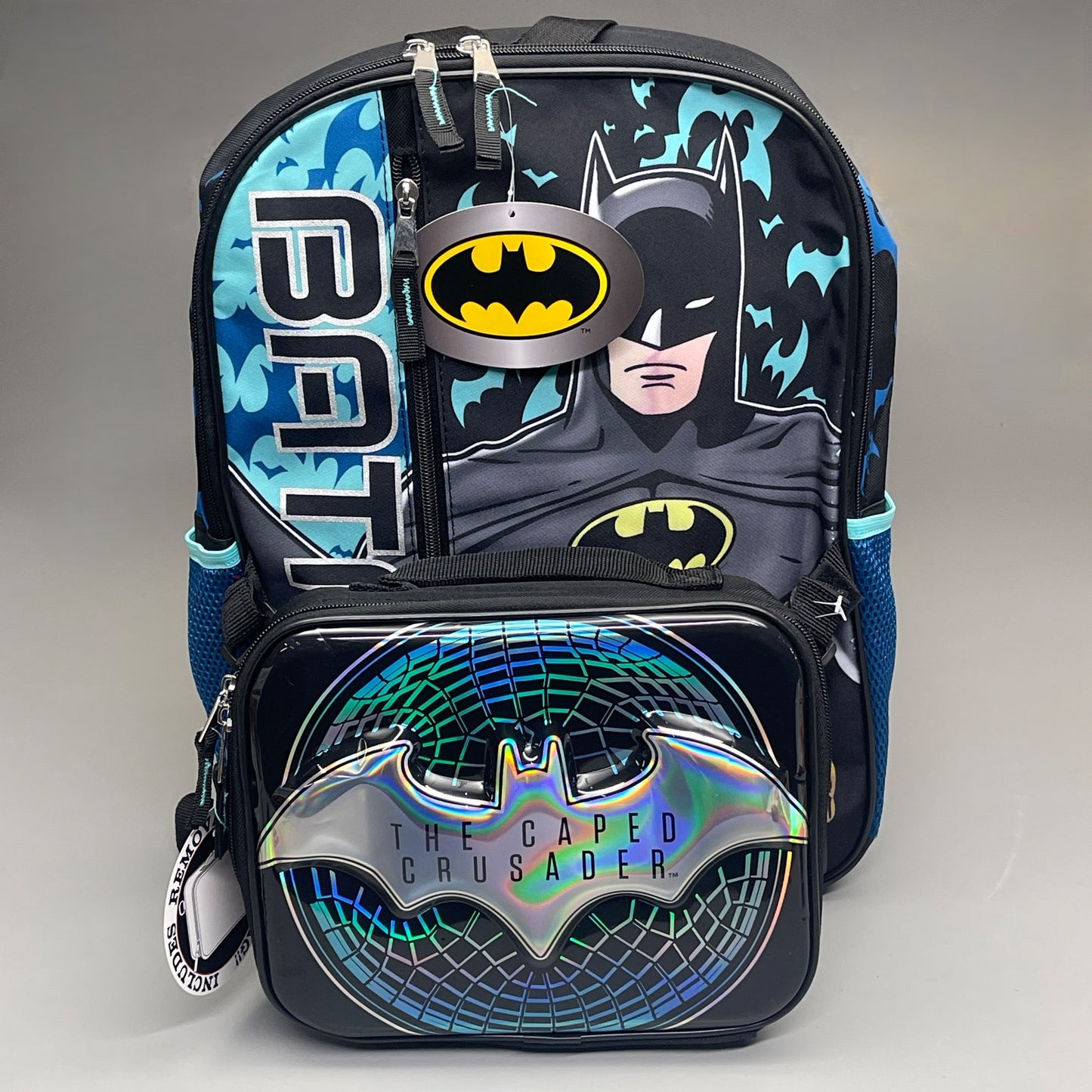 ACCESSORY INNOVATIONS Batman 5-PK Backpack & Lunch Bag Blue (New)