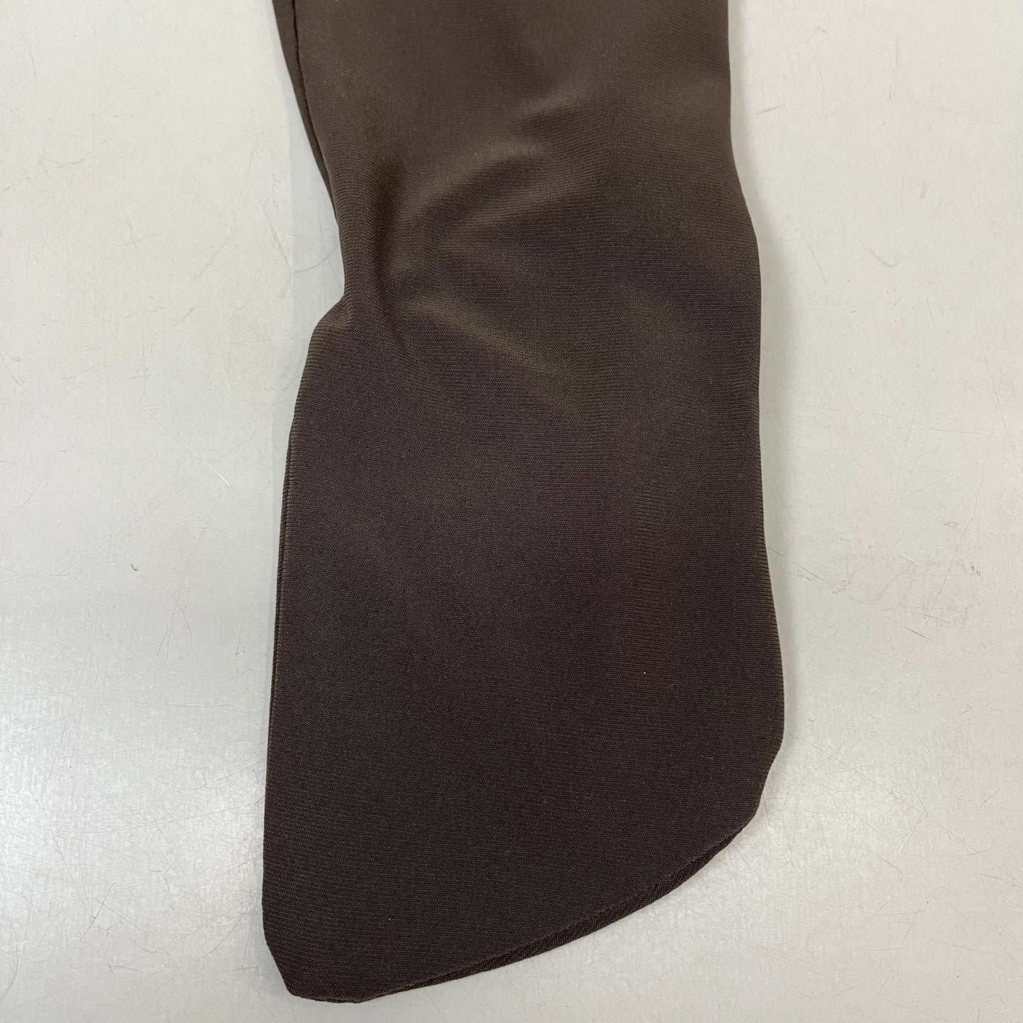 NORMA KAMALI Sleeveless Catsuit w/ Footsie Hidden Zip Women's Sz XS/34 Chocolate