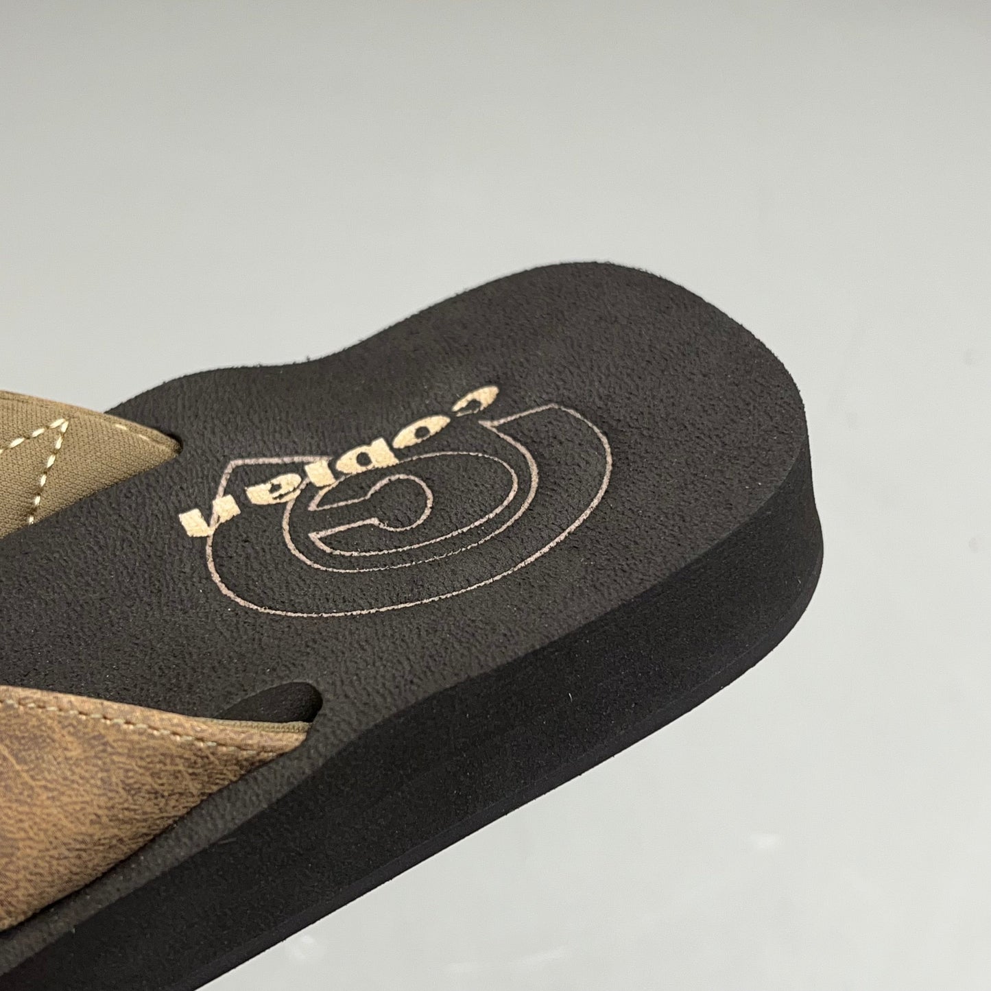 COBIAN Floater Sandals Synthetic Strap Men's Sz 8, EU 40 Mocha FLT18-203-8