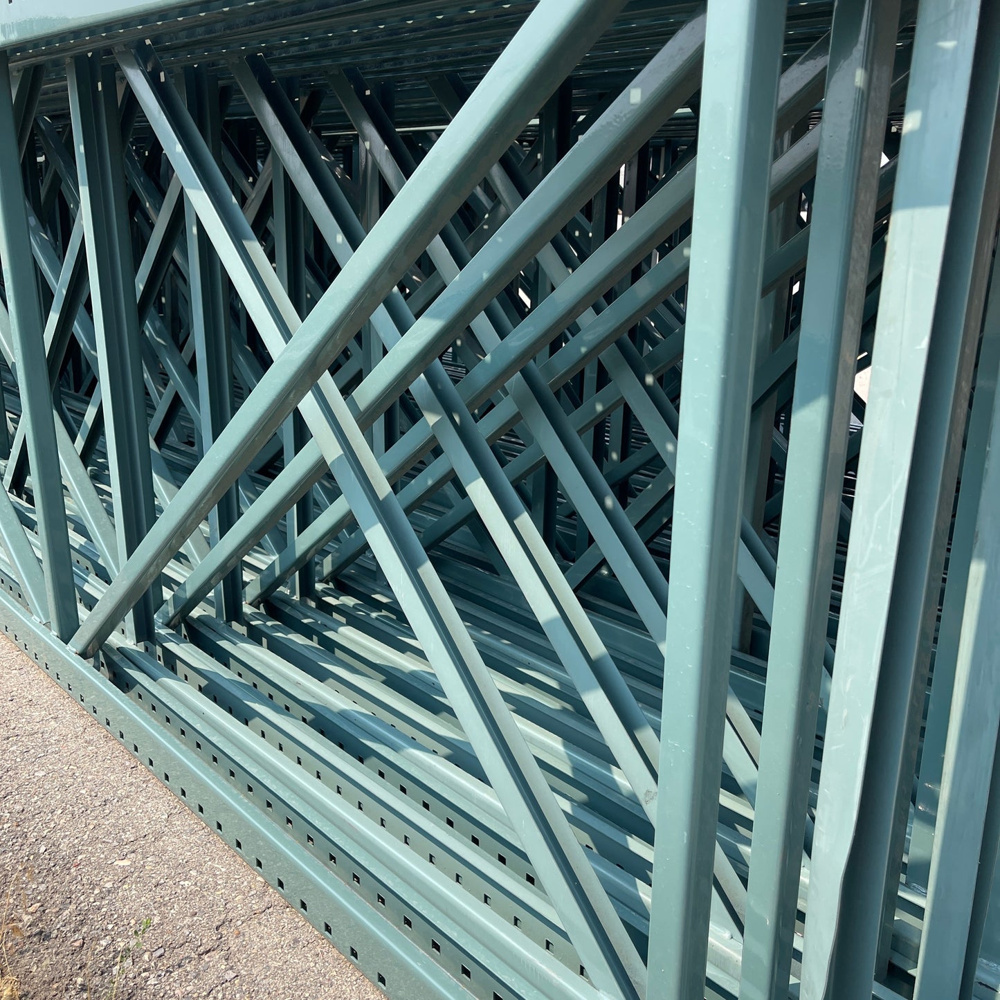 INTERACK Pallet Rack Upright Teardrop Style (Round & Angular) (16ft) 192”H x 42”D (Pre-Owned)