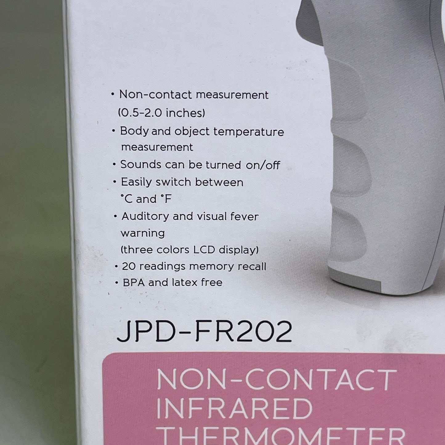 JUMPER Non-Contact Infrared Thermometer For Humans & Objects *USA SELLER* JPD-FR202