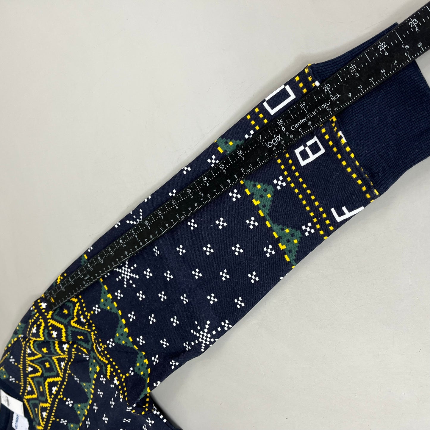 OLD NAVY Men's Christmas Holiday Buddy the Elf Crewneck Sweatshirt Sz L Navy/Green 572579-00-1