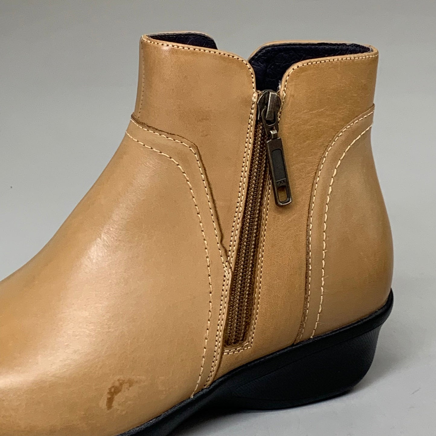 PROPET Waverly Leather Walking Ankle Boot Women's SZ 8.5 Tan WFX085LTANM-08H