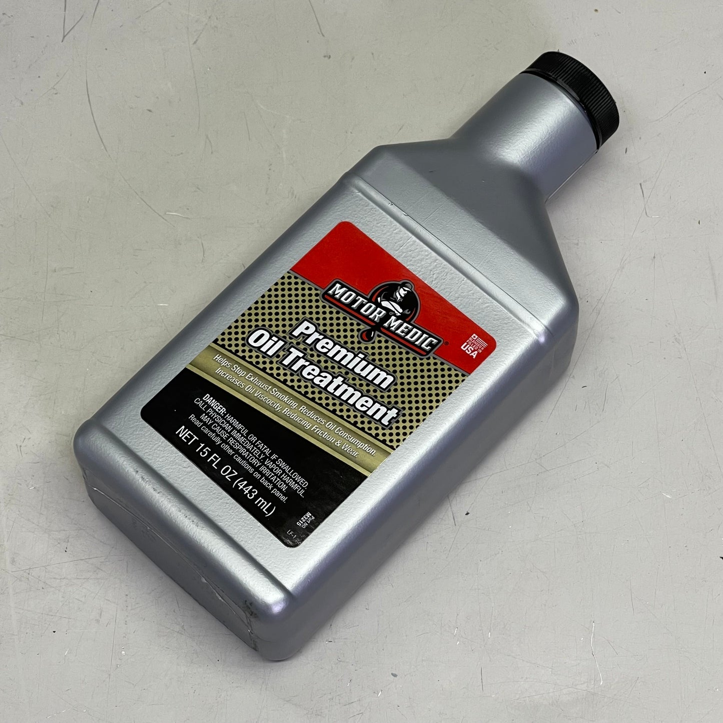 MOTOR MEDIC (12 PACK) Premium Oil Treatment 15 fl oz Grey M3215