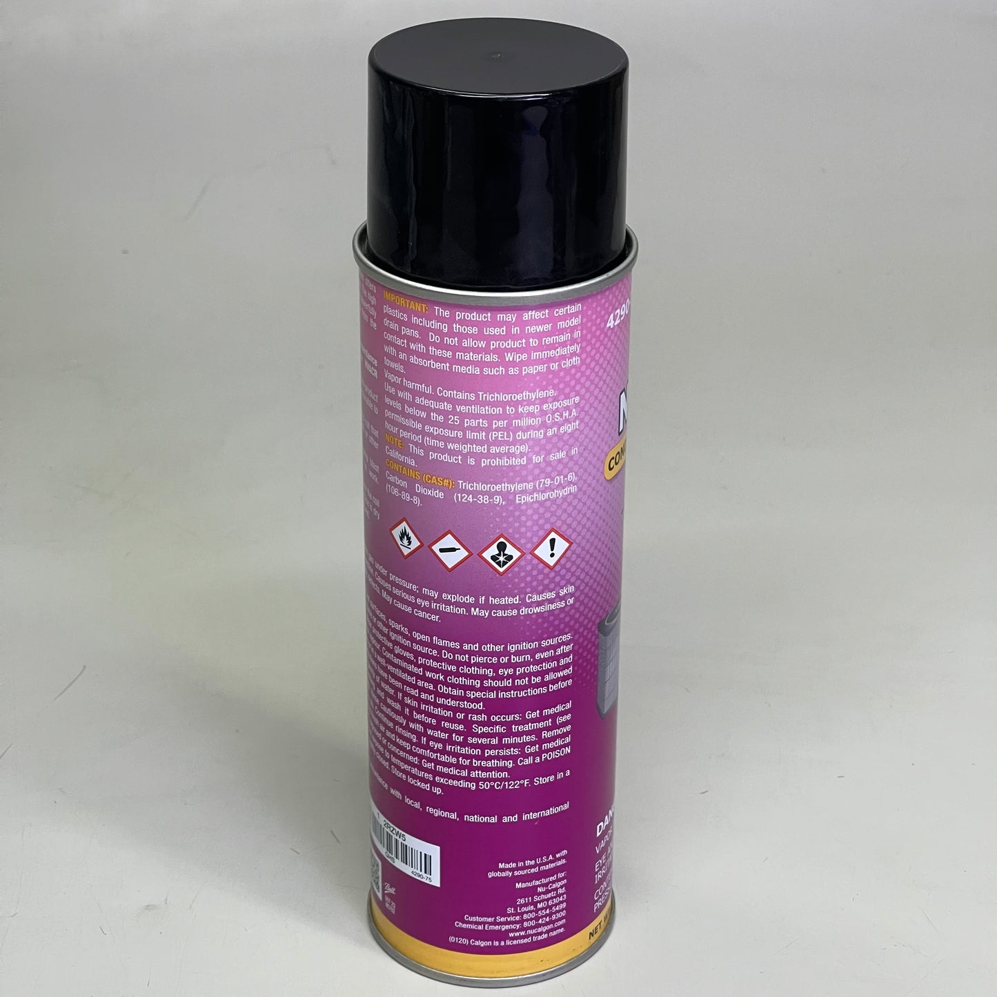 NU-CALGON (2 PACK) Nu-Blast Condenser Coil Cleaner 18 oz 2RZW5