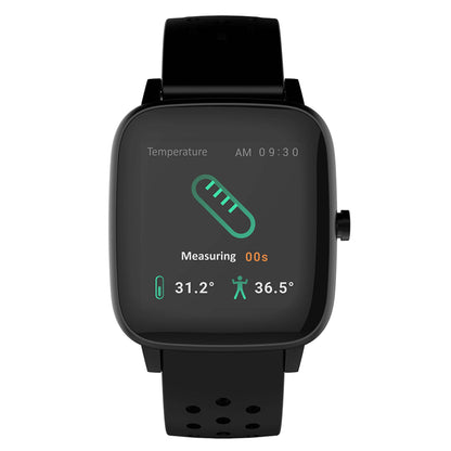 Supersonic Smartwatch with Dynamic Heart Rate, Temperature, Blood Oxygen, and Blood Pressure Monitor