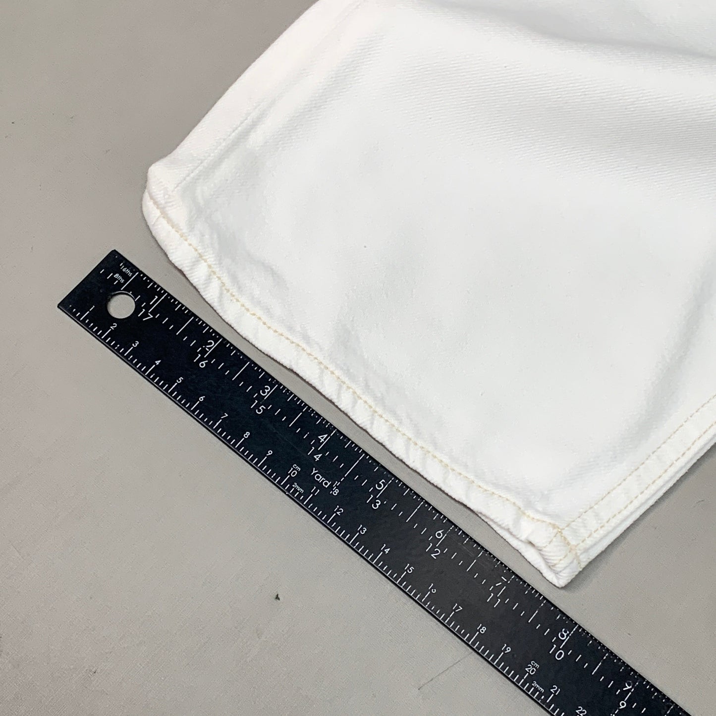 ETICA Tyler High Waist Straight Leg Ankle jeans Vintage White Size 27 EW180114A