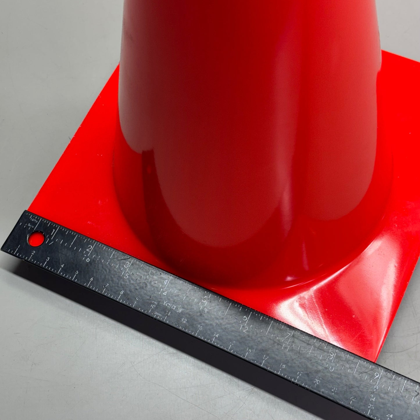 Safety Cone (3 Pcs) Sz 13”Hx9”x9” Red