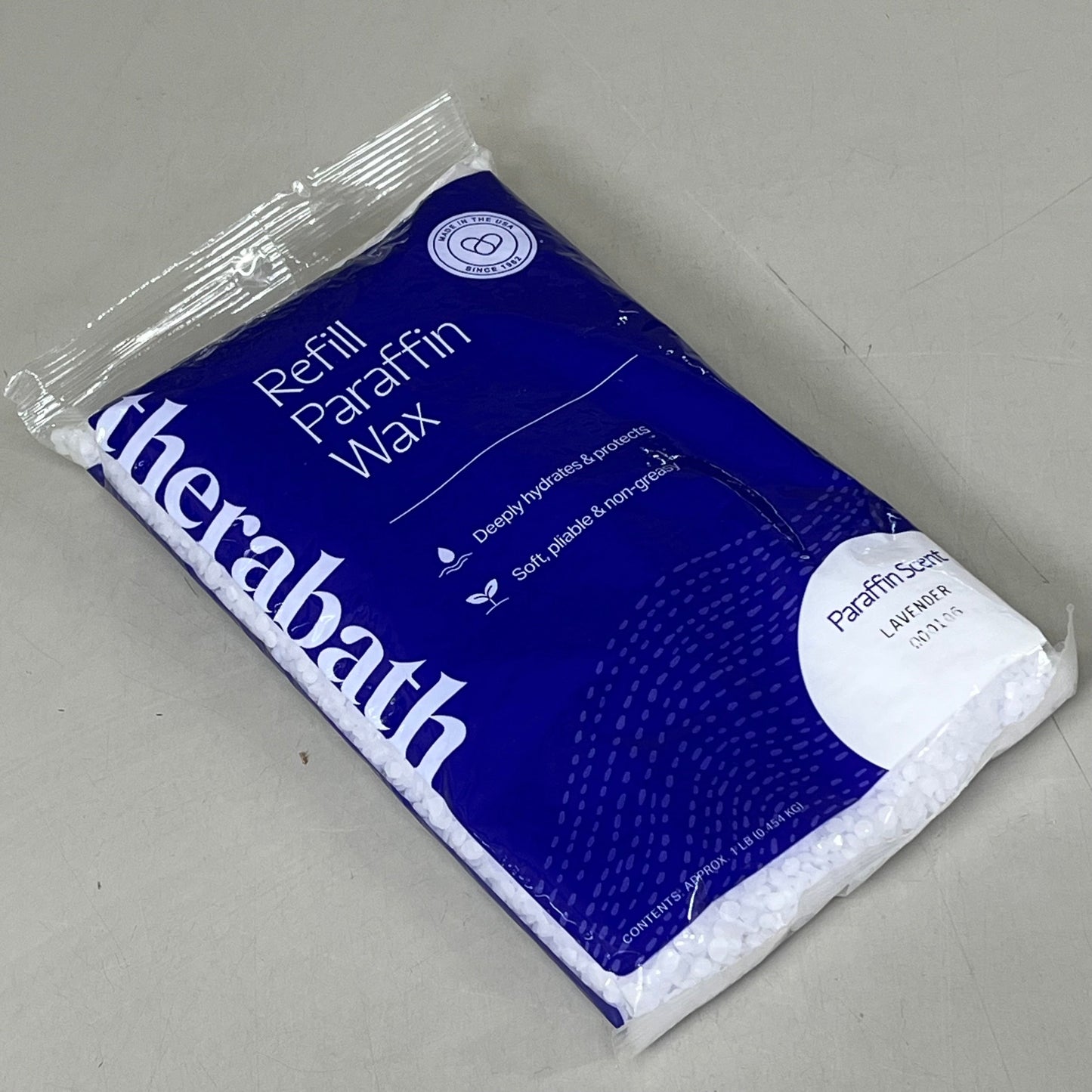 THERABATH (6 Pack 1 Lb Bags) Refill Paraffin Beads Lavender Harmony 1075511