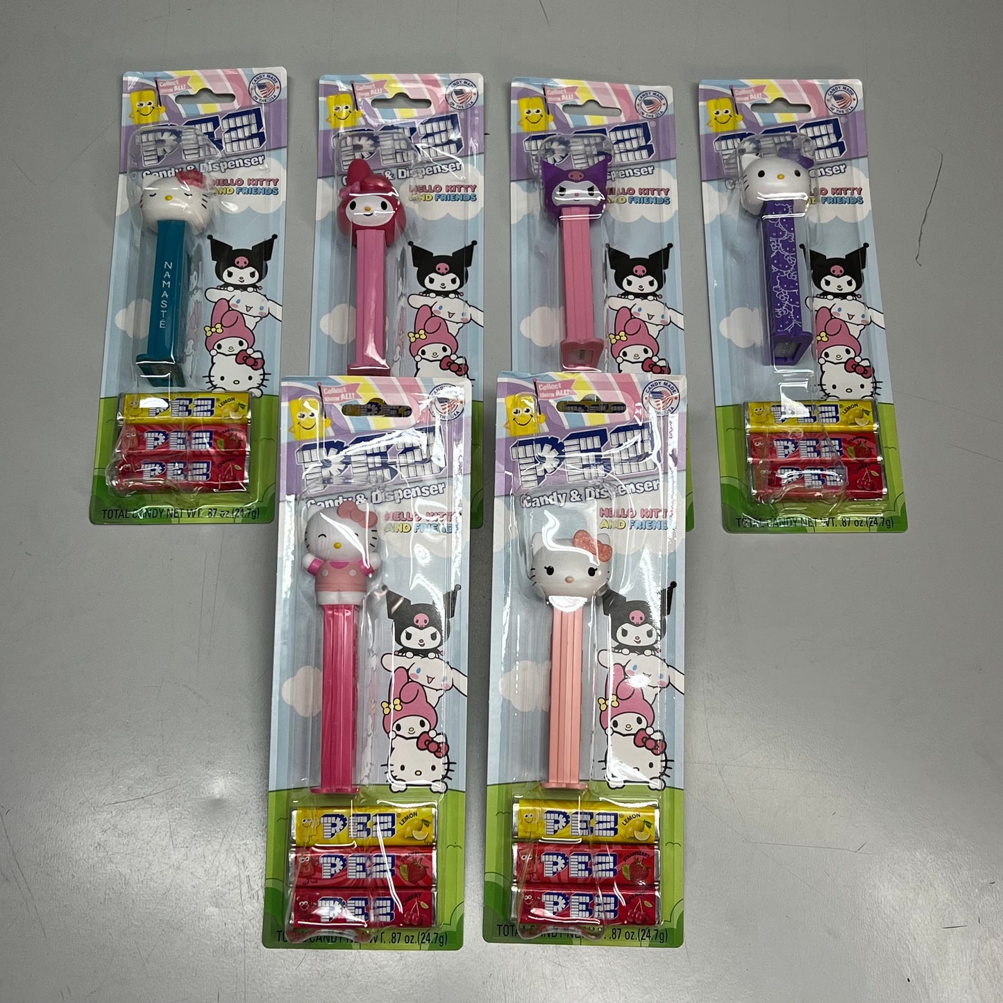 PEZ (12 PACK) Sanrio Hello Kitty Candy Dispenser Assortment W/ Refill BB 04/30