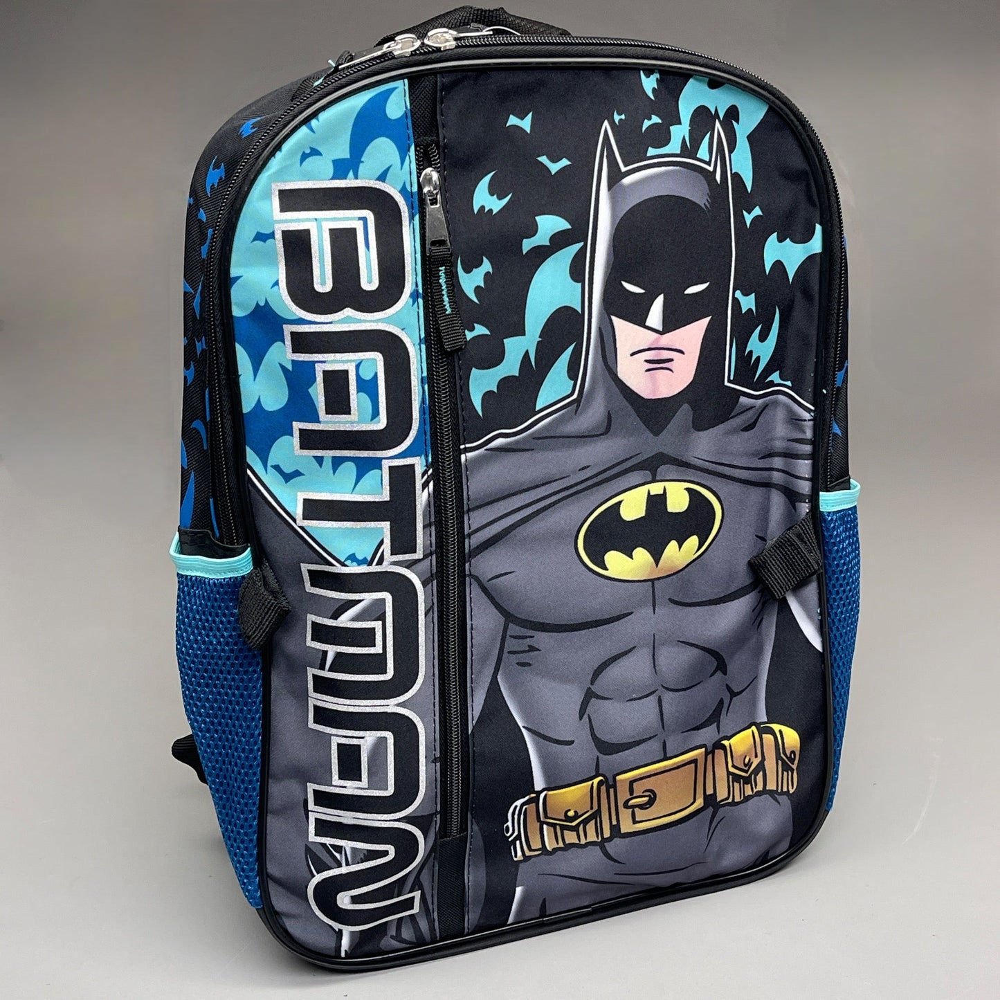 ACCESSORY INNOVATIONS Batman 10-PK Backpack & Lunch Bag Blue (New)
