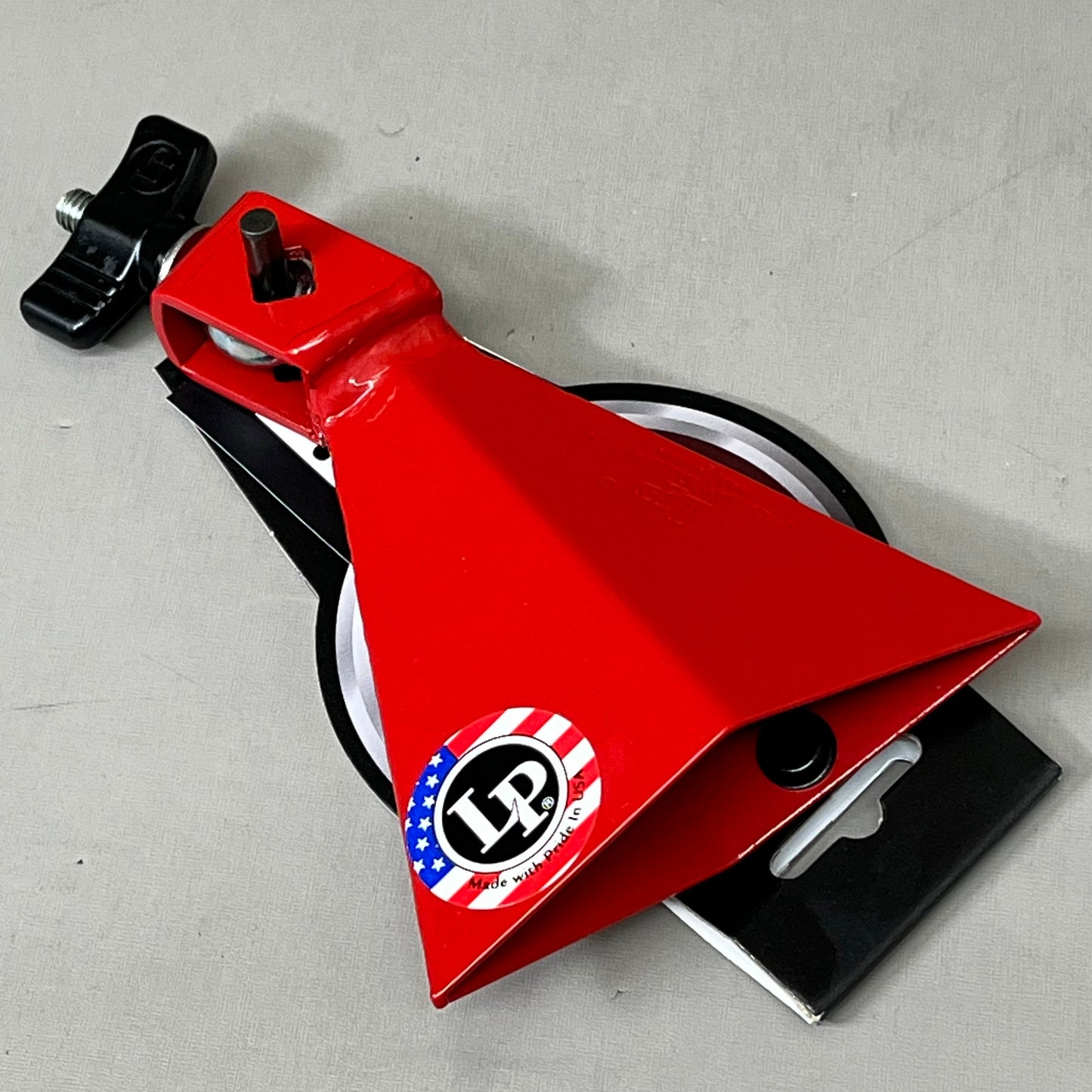 LP Latin Percussion Jam Bell Produces Bright High Pitched Sound Red LP-1233