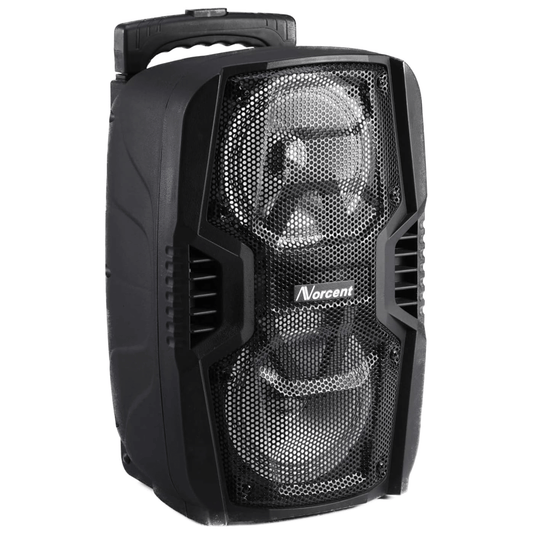 Norcent Dual 6" Tailgate Bluetooth Speaker with Multi-Colored LED Light System