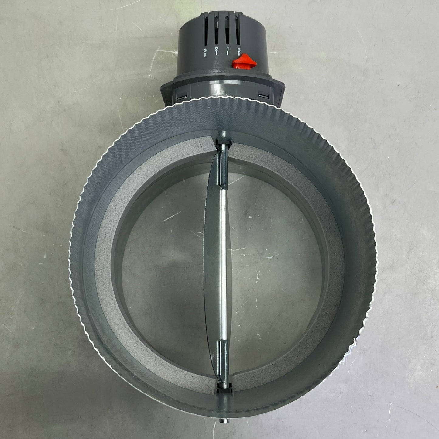 HONEYWELL Round Automatic Damper 9", Grey ARD9TZ