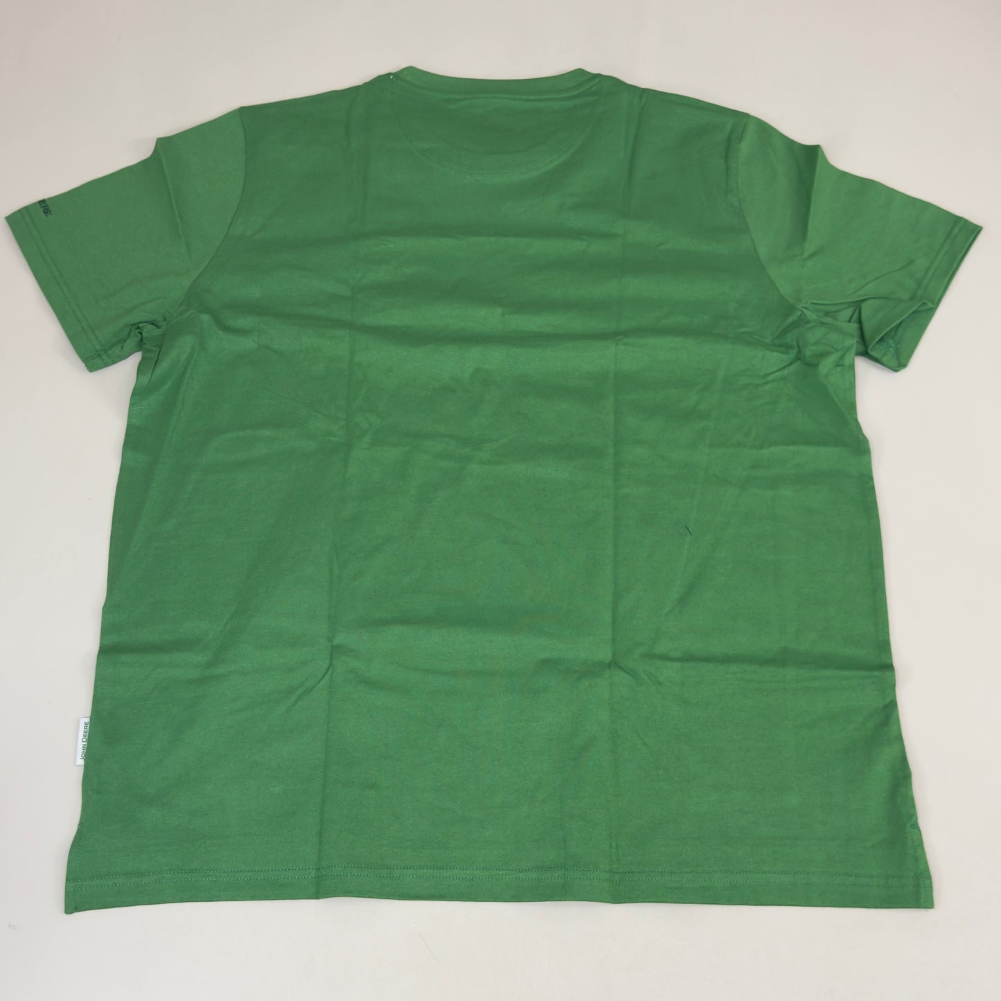 JOHN DEERE Embroidered Logo Short Sleeve Tee Shirt Men's Sz XXL Green 1896842