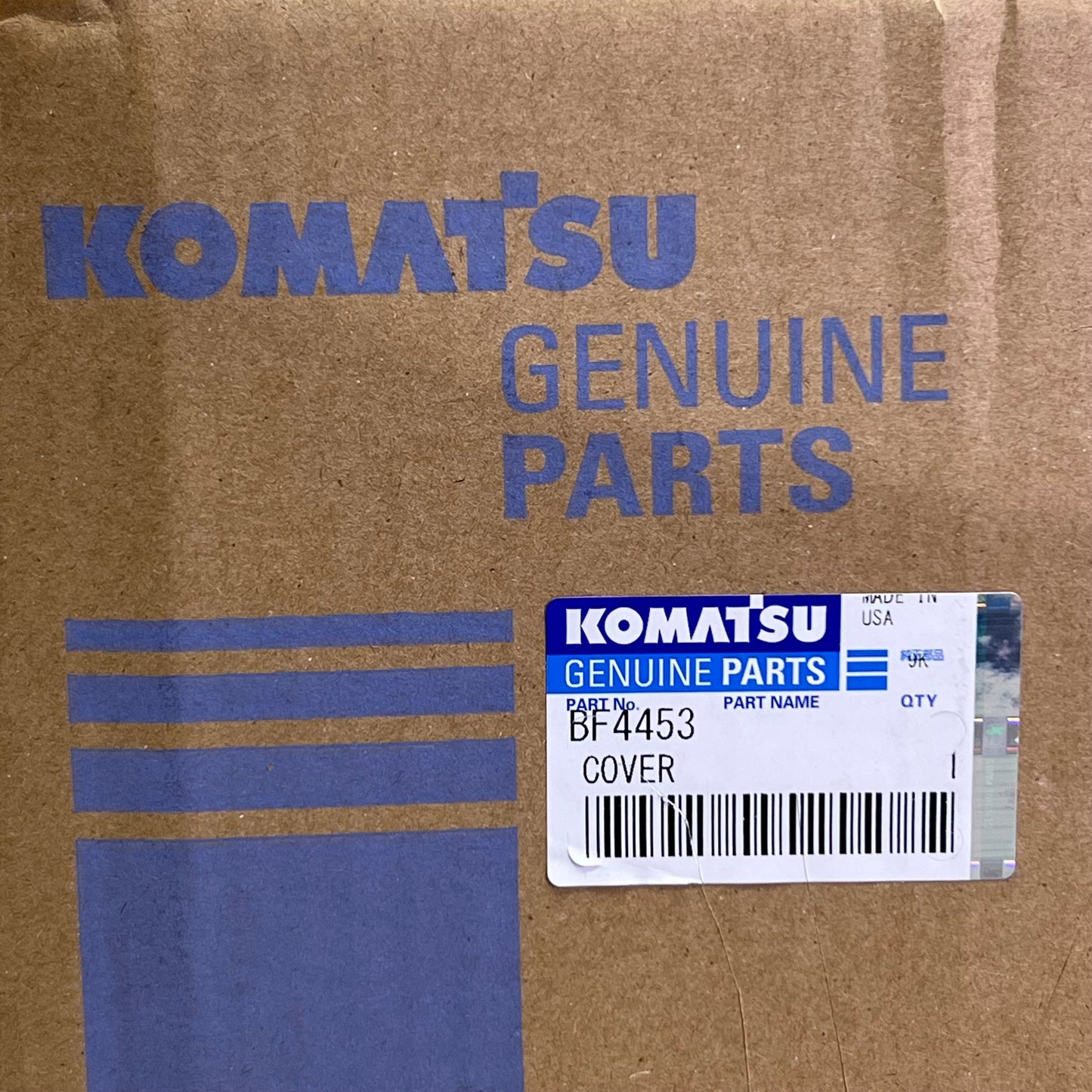 KOMATSU Sun Pinion Cover Sz 12.5" D, Grey BF4453
