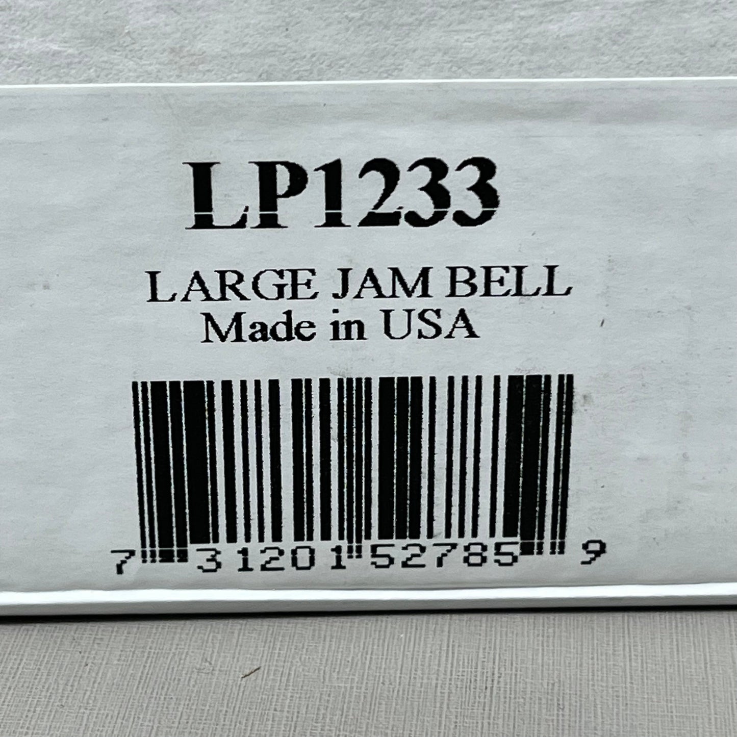 LP Latin Percussion Jam Bell Produces Bright High Pitched Sound Red LP-1233