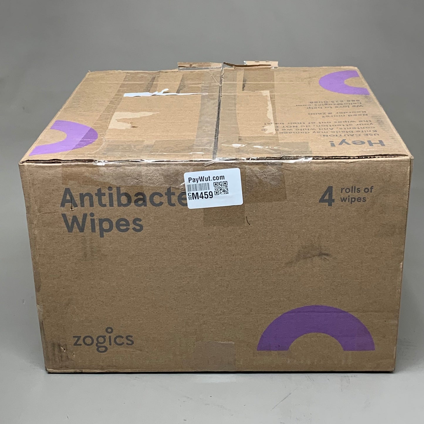 ZOGICS (4 PACK, 3,200 WIPES TOTAL) Antibacterial Disinfecting Wipe Refills Z800