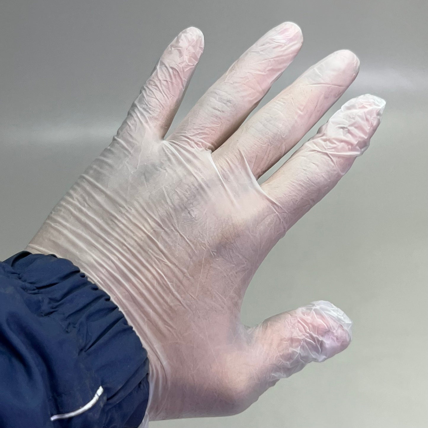 SAFETY ZONE (2 PACK of 100 Gloves) Clear Vinyl Gloves Sz M, GVP9-MD-HH