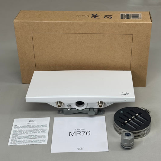 CISCO High Performance 802.11 Ax Wireless Access Point Outdoor Wifi 6 White MR76 (tied to a business)