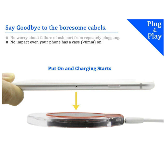 2-Pack Wireless Qi-Charging Pad