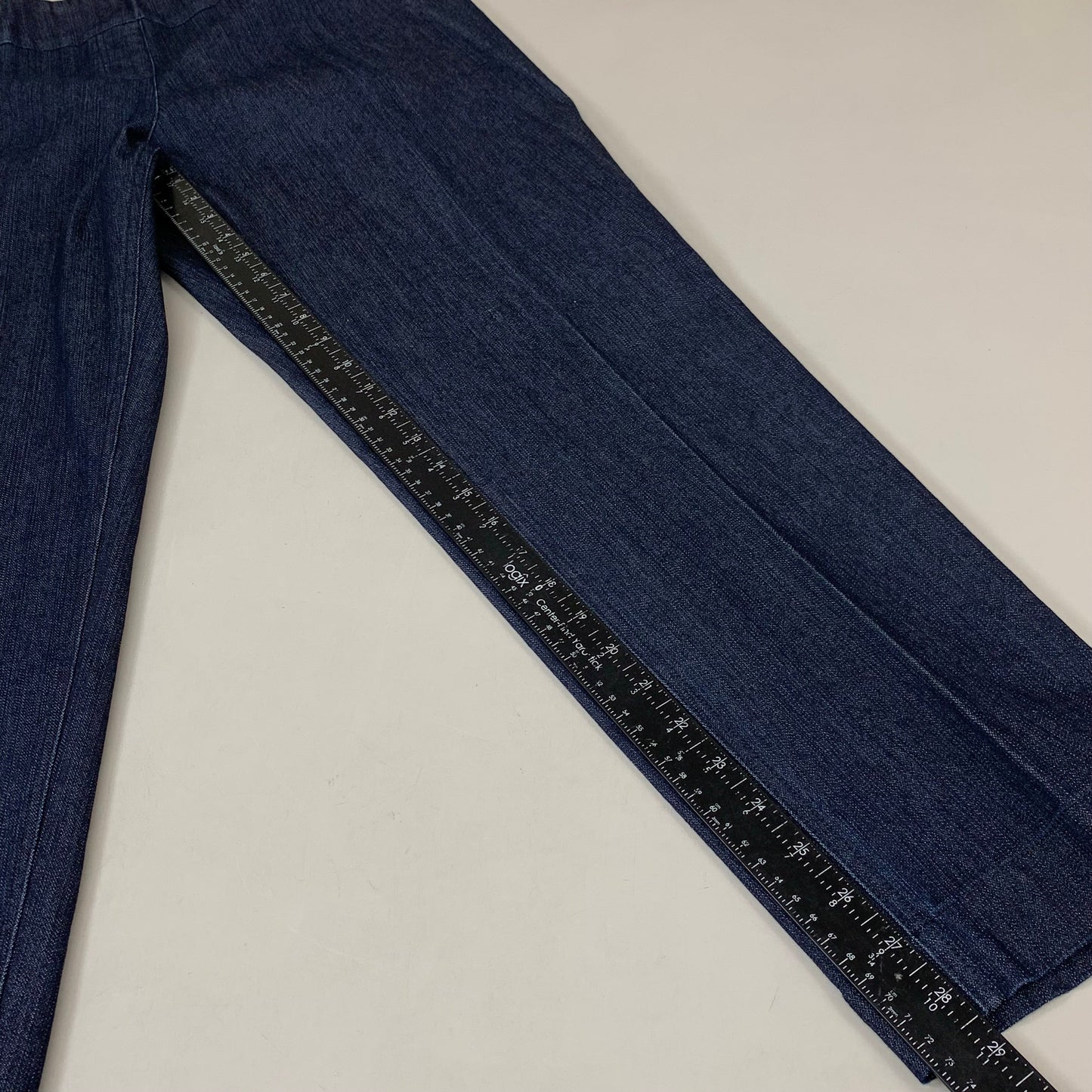 MULTIPLES Ankle Pants Petite Women's Sz 12 Denim M2623P