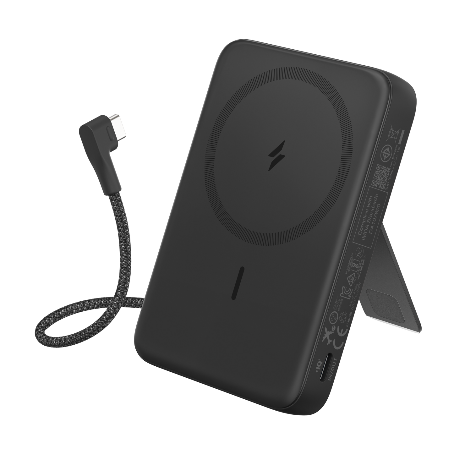 Anker Zolo Magnetic Power Bank (10K,30W,Built-in USB-C Cable)