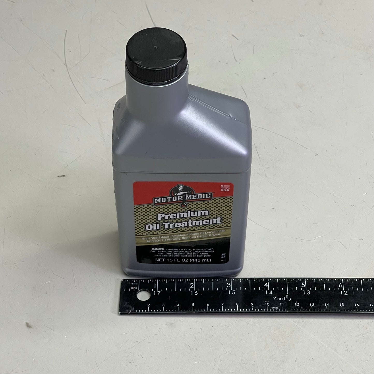 MOTOR MEDIC (12 PACK) Premium Oil Treatment 15 fl oz Grey M3215