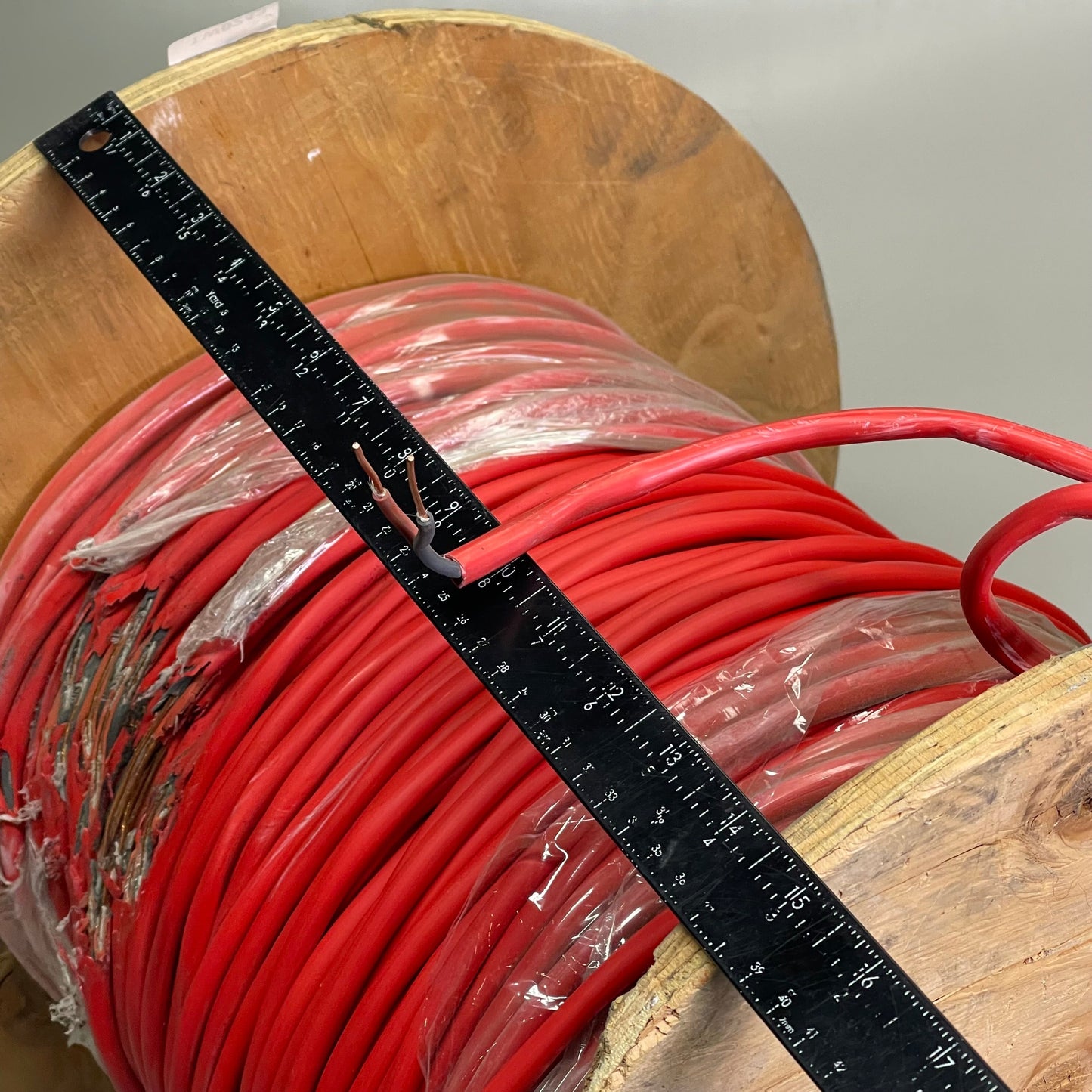 General Cable Wire Sz 1000 ft Red FPLR-0I-ST1