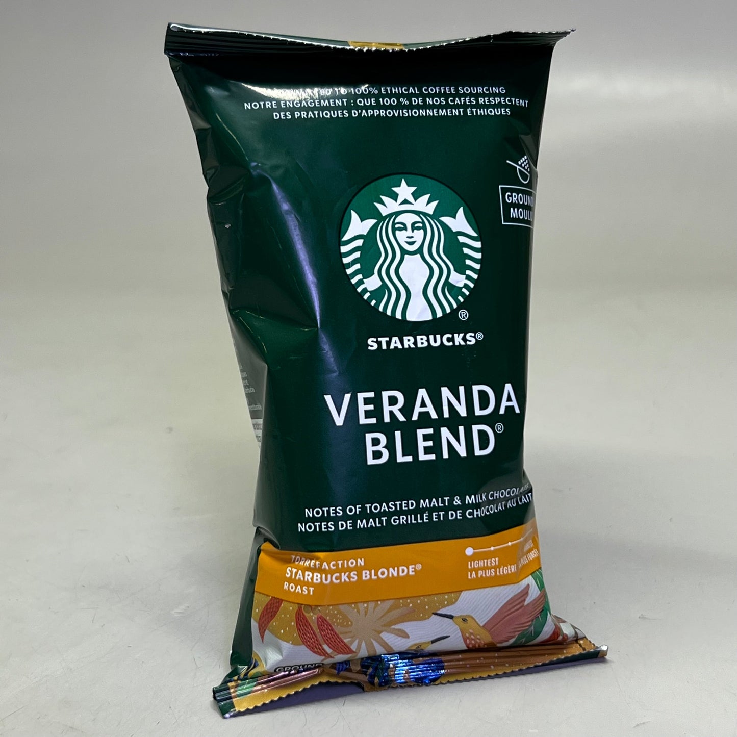 STARBUCKS (18 PACK) Veranda Blend Ground Coffee, Blonde Roas 2.5 oz Green 11137306 BB 12/25