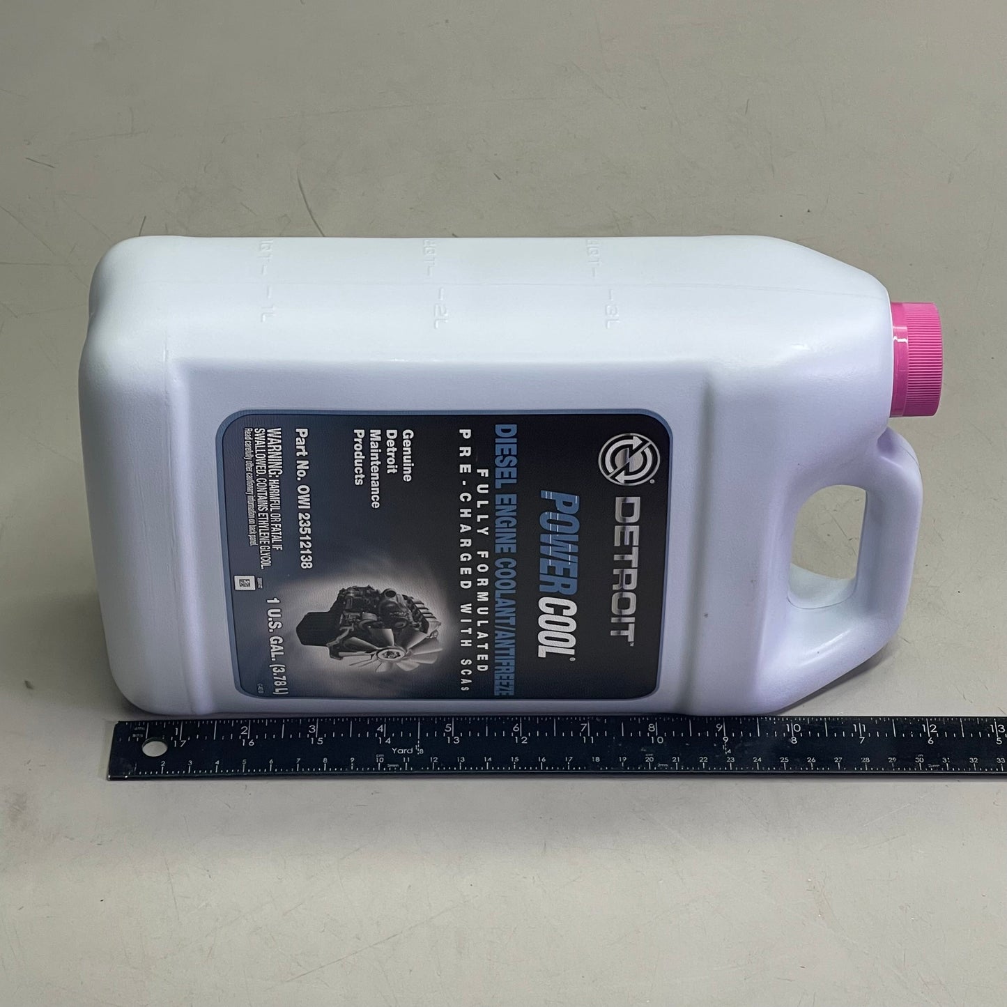 DETROIT Power Cool Diesel Engine Coolant/Antifreeze 3.78 L White OWI-23512138