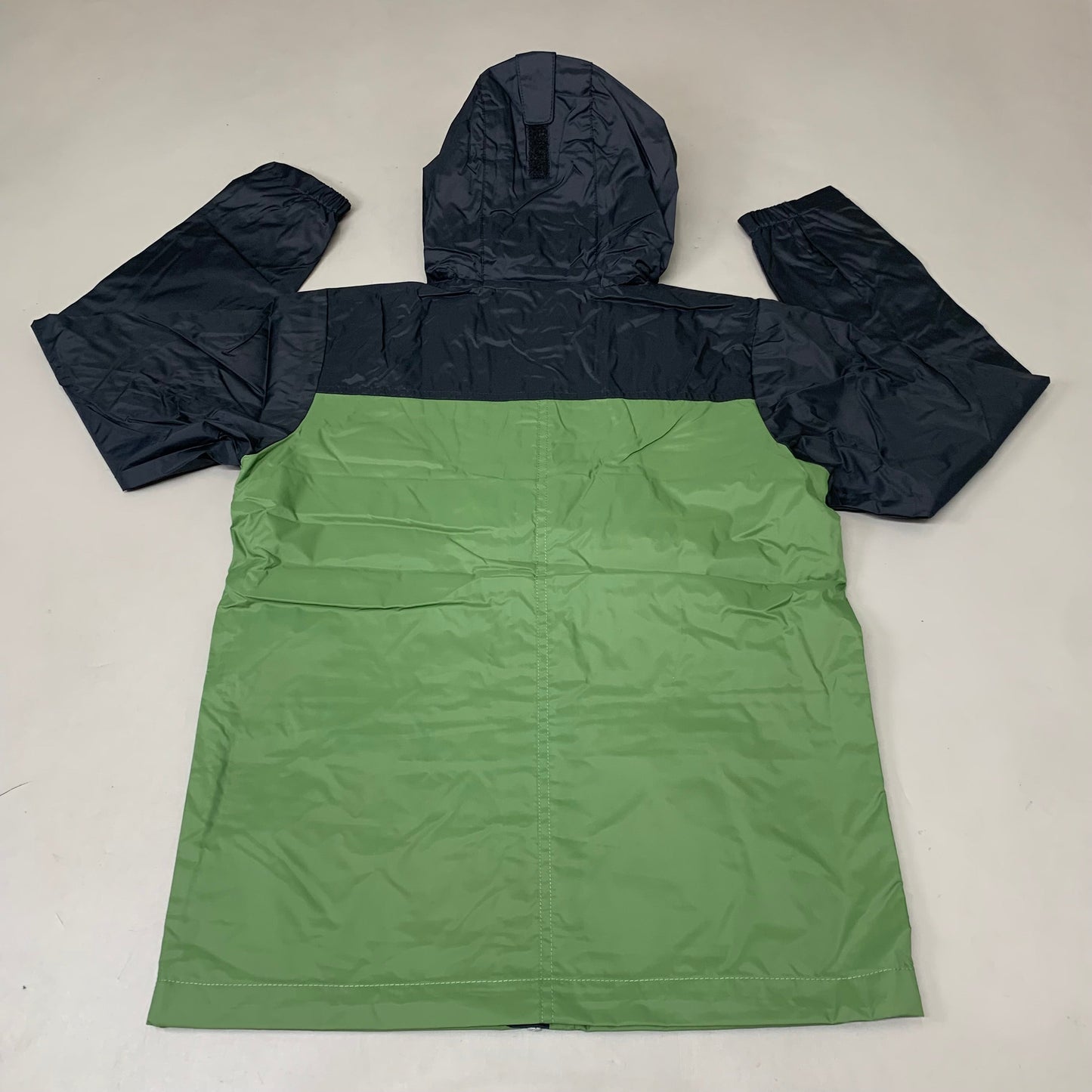 COLUMBIA Rain-Zilla Fleece Lined Jacket Unisex Youth Sz L Black Canteen RB3418-008