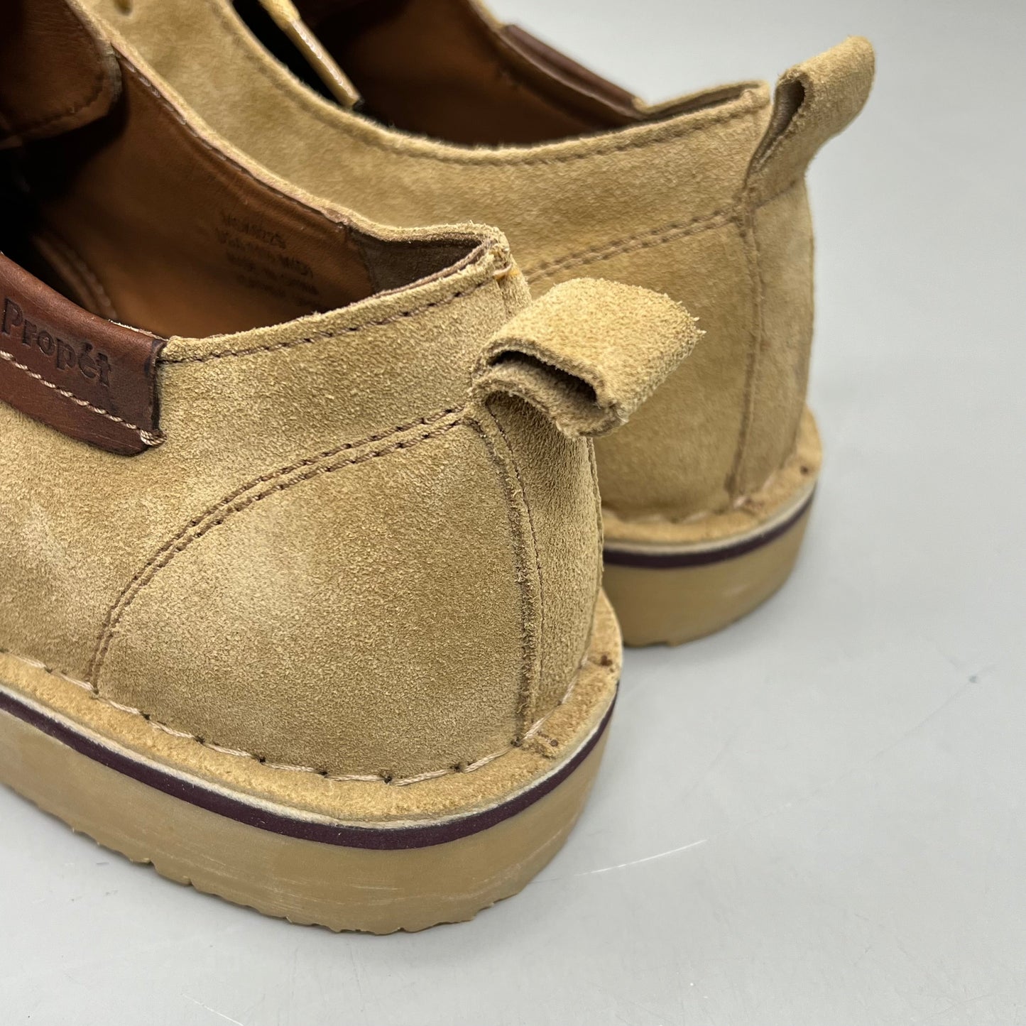 PROPET Finn Suede Oxford Scotchgard Treatment Men's Sz 11.5 M(D) Camel MCX022S