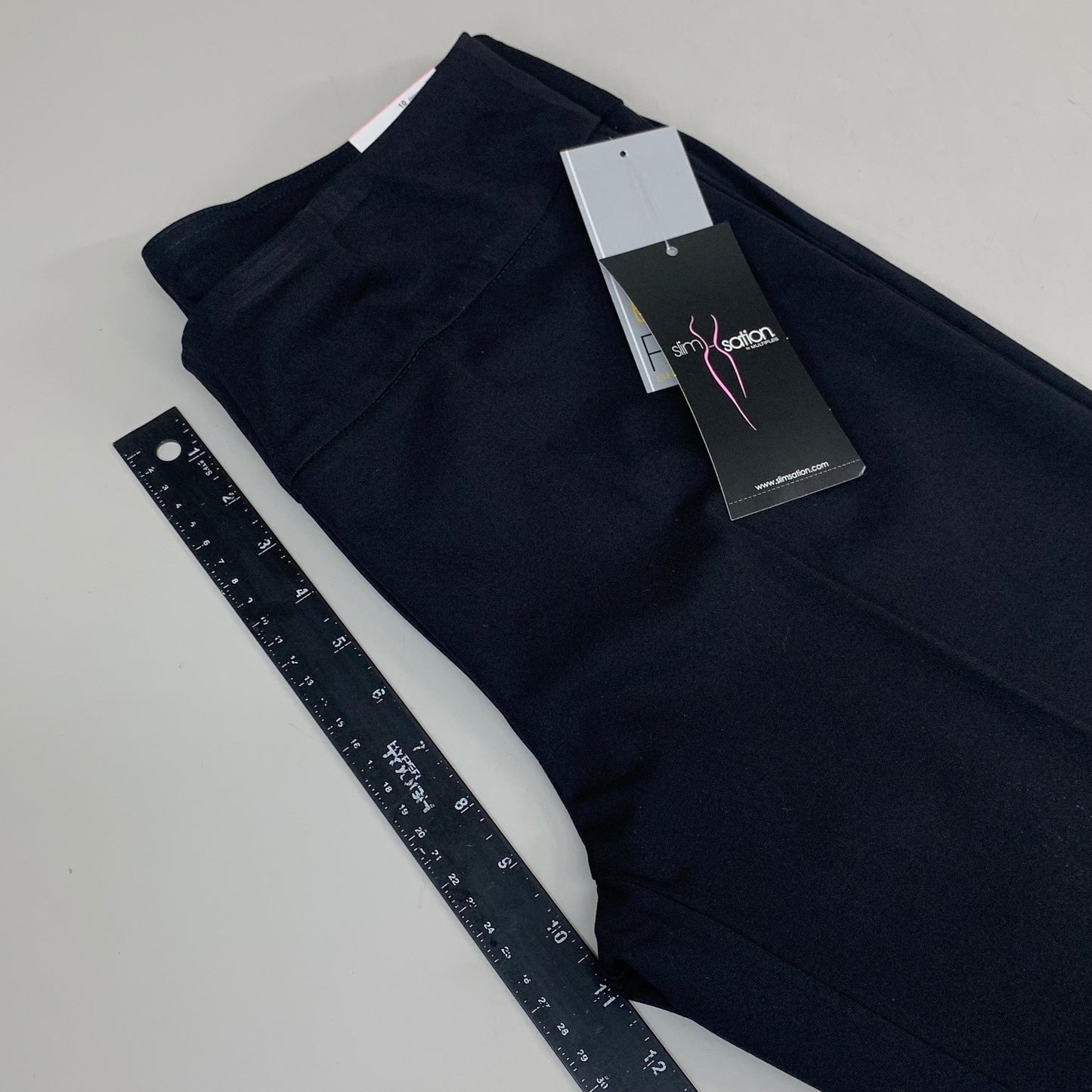 MULTIPLES Relaxed Leg Pant Petite Women's Sz 10 Black M48716PM