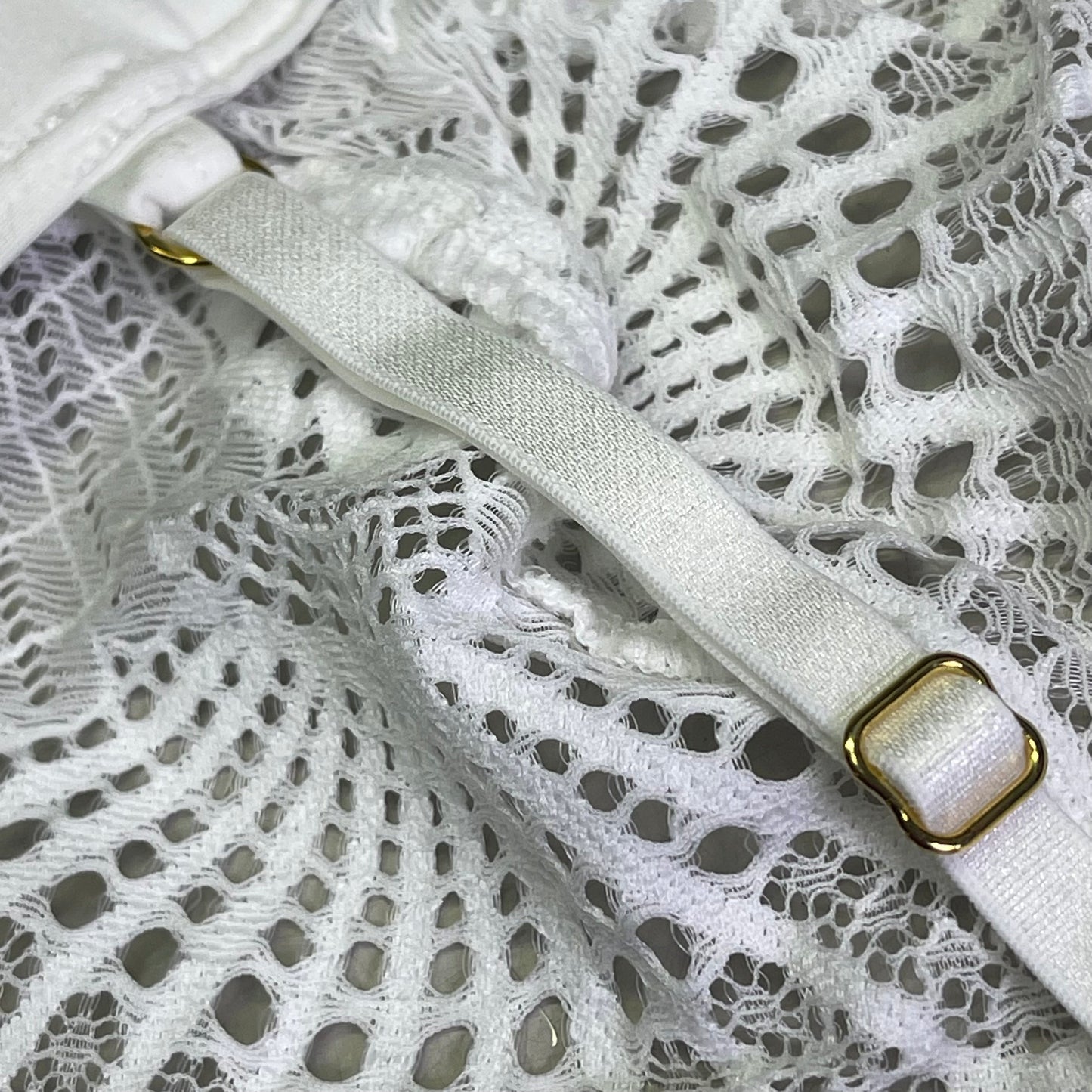 COMMANDO Butter + Lace Bralette Small White GEO500WHT