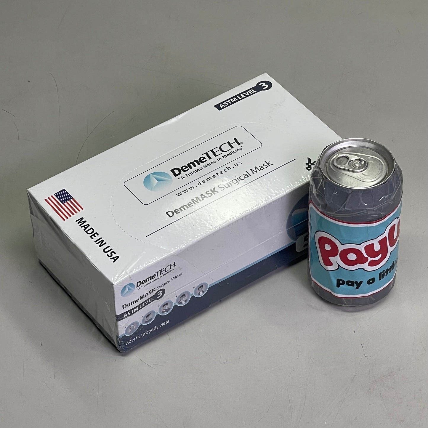 DEMETECH (50 PACK) DemeMASK Surgical Mask ASTM Level 3 Protective DT-MSK-003