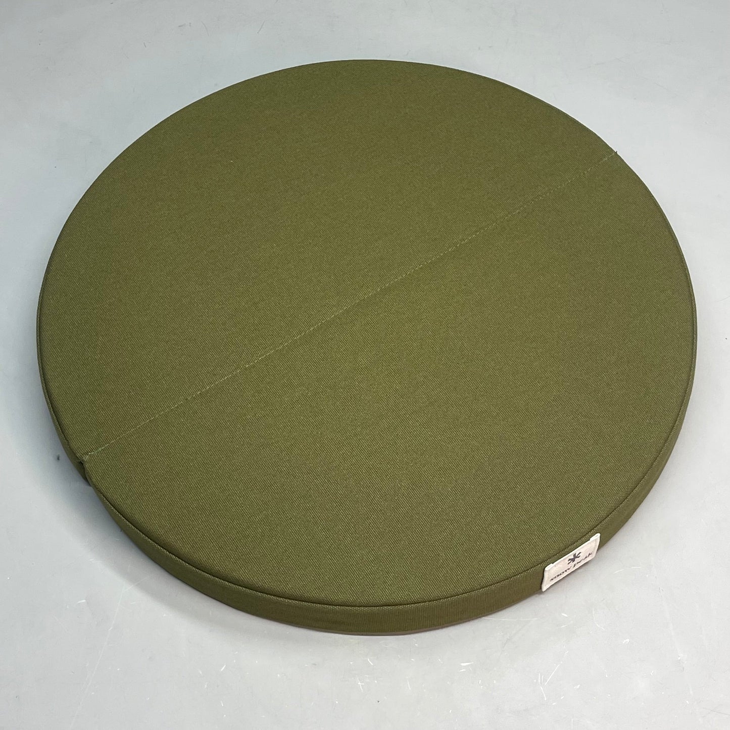 SNOW PEAK Foldable Lounge Cushion 19" Dia x 2" Th Green TM-096GR