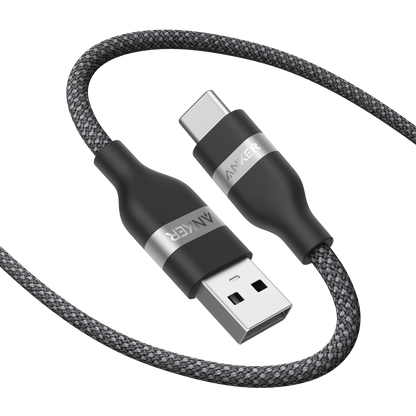 Anker USB-A to USB-C Cable (3 ft/6 ft, Upcycled-Braided)