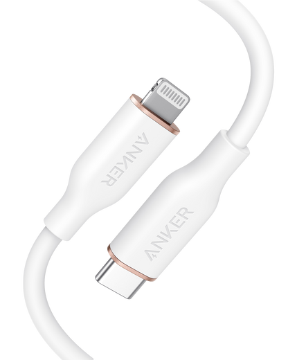 Anker <b>641</b> USB-C to Lightning Cable (Flow, 3ft Silicone)