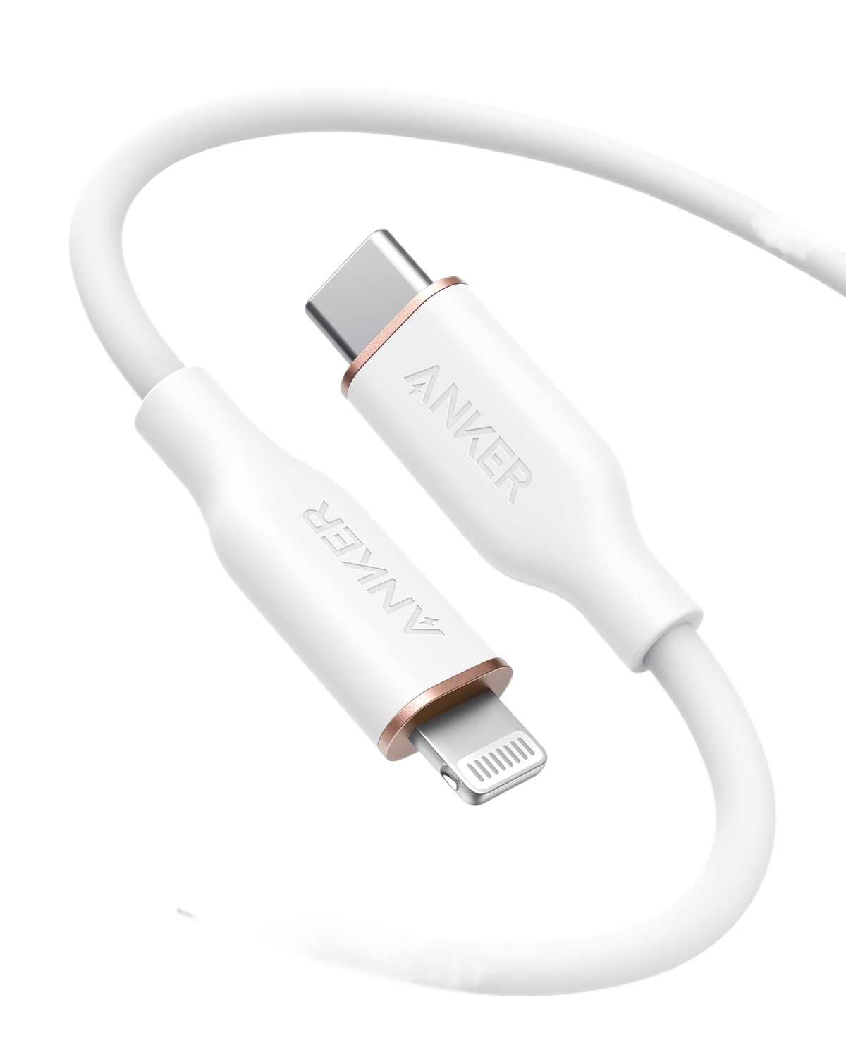 Anker <b>641</b> USB-C to Lightning Cable (Flow, 3ft Silicone)
