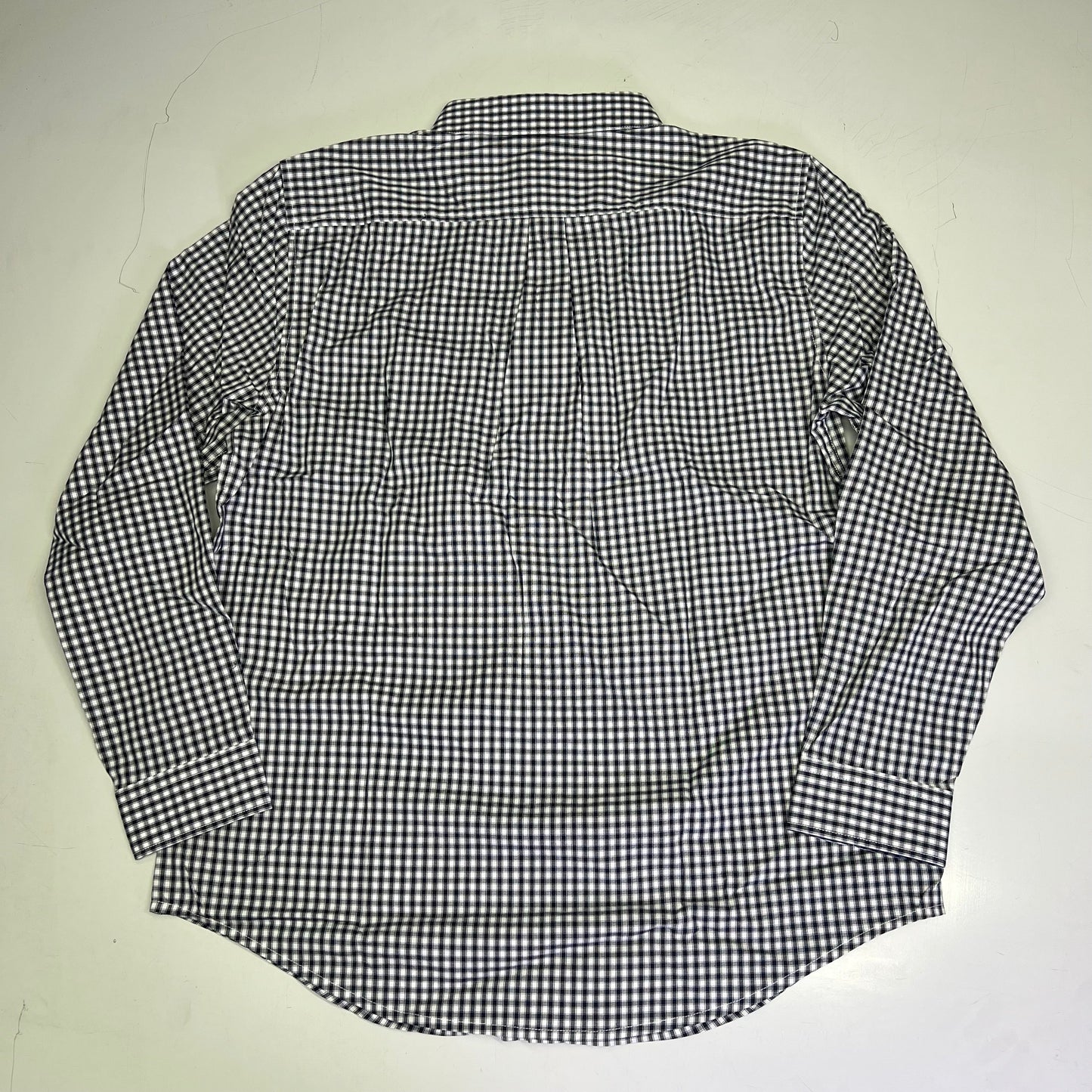 DOCKERS Signature Stain Defender Button Up Shirt Men's Sz XL Navy Blue A42520010