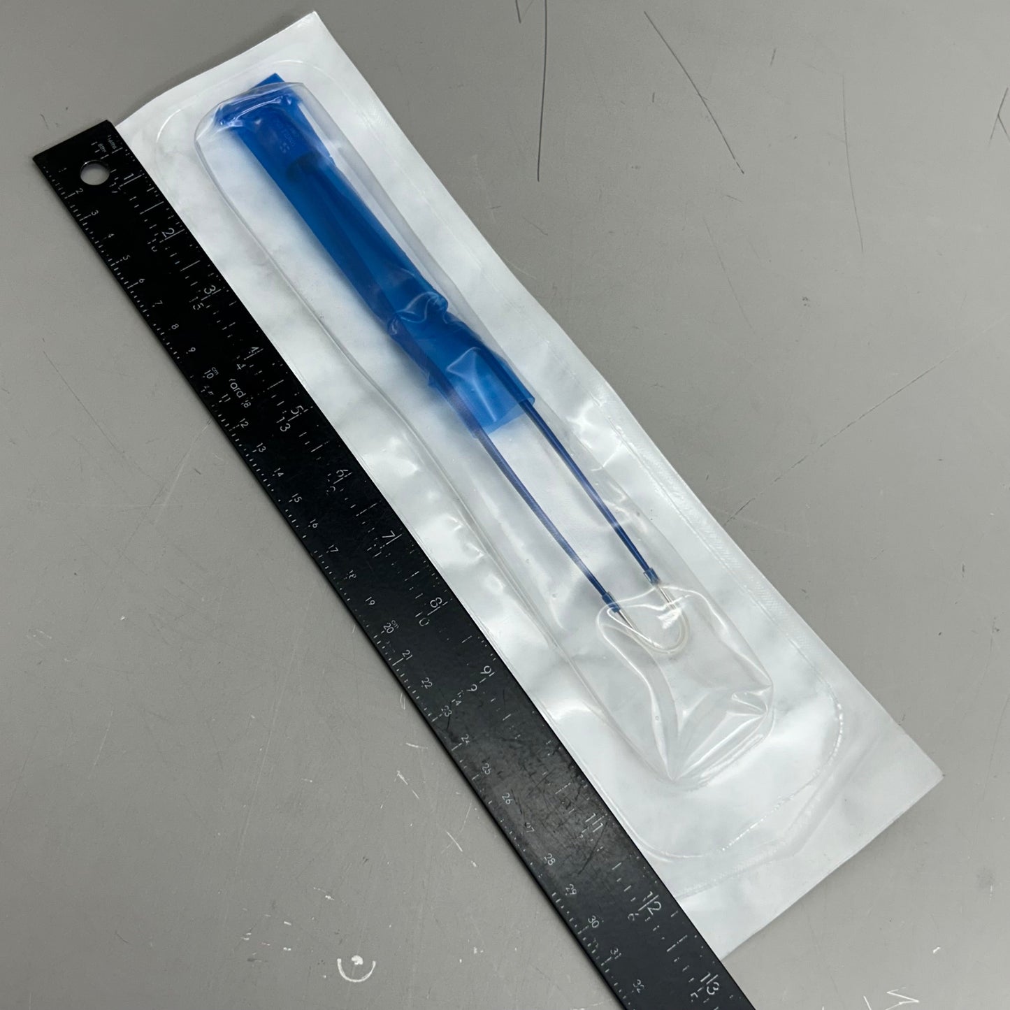 SYMMETRY OLSEN Insulated Bayonet Smooth Tip Forcep 8.25" Blue 20-1420I
